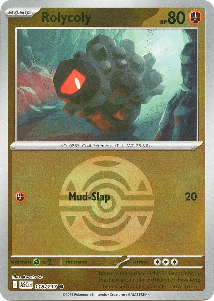 Ascended Heroes Rolycoly [Ball] Pokémon card